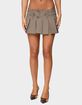 EDIKTED Lockette Plaid Pleated Mini Skort image number 1