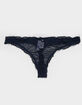 FULL TILT Lettuce Edge Mesh Thong image number 1