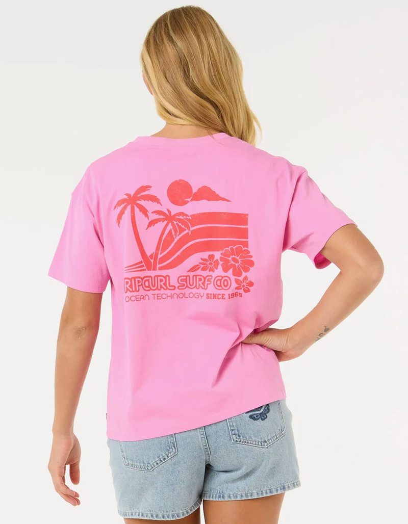 RIP CURL Ocean Tech Womens Relaxed Tee image number 6