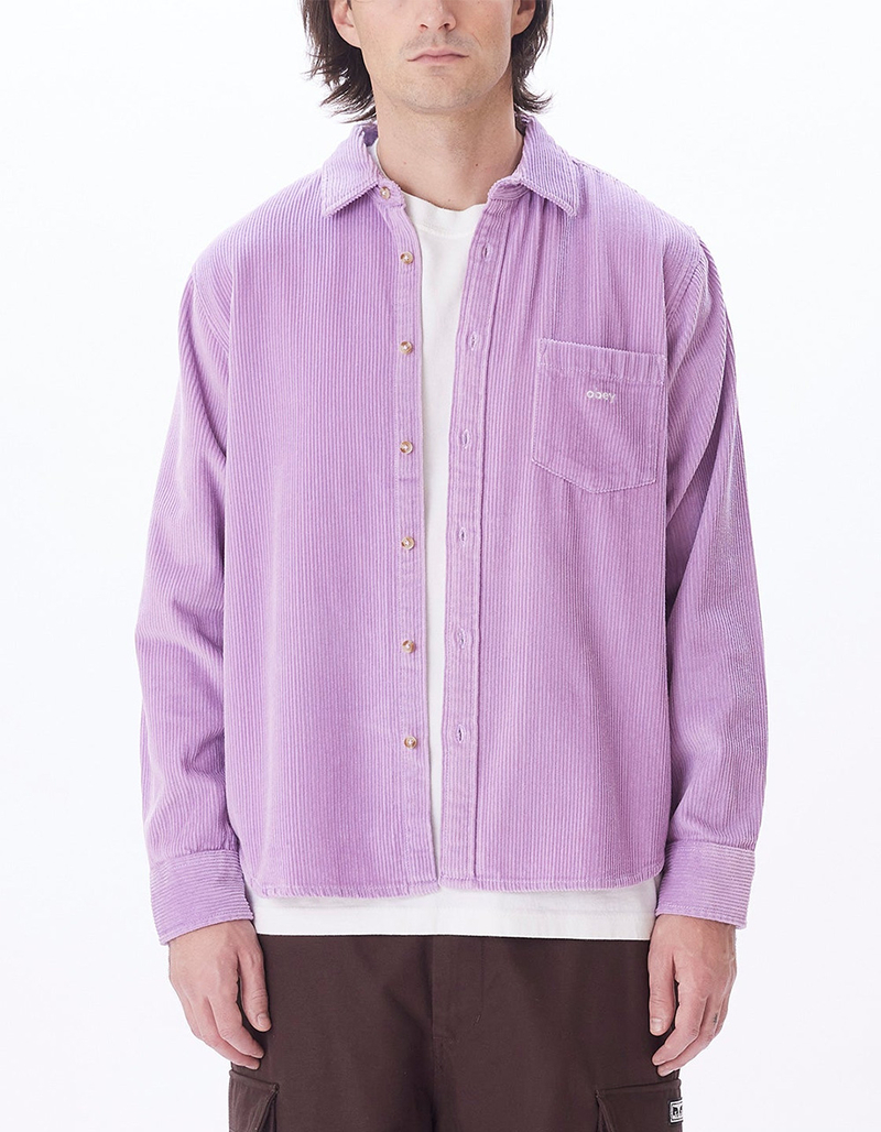 OBEY Miles Mens Woven Shirt image number 1