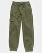 FULL TILT Elastic Waist Girls Cargo Jogger Pants image number 1