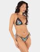 HURLEY Miami Garden Tie Side Cheeky Bikini Bottoms image number 4