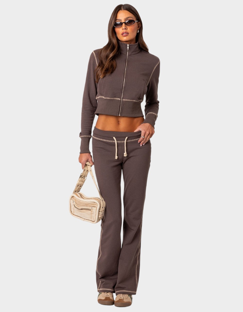 EDIKTED Alexia Low Rise Sweatpants image number 4
