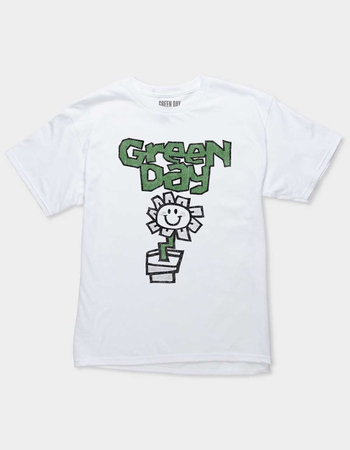 GREEN DAY Flower Pot Distressed Unisex Kids Tee Primary Image