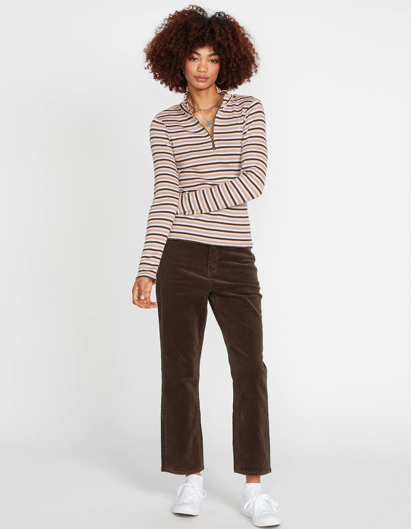 VOLCOM Stone Checked Womens Top image number 4