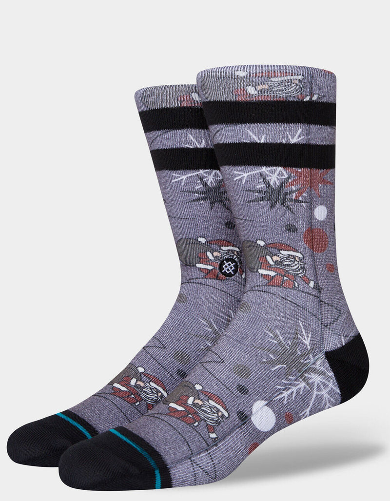 STANCE Shredding Santa Mens Crew Socks image number 0