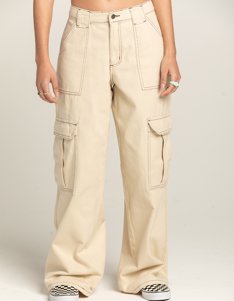 RSQ Womens Baggy Cargo Pants image number 1