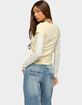 EDIKTED Stripey Layered Long Sleeve Tee image number 3