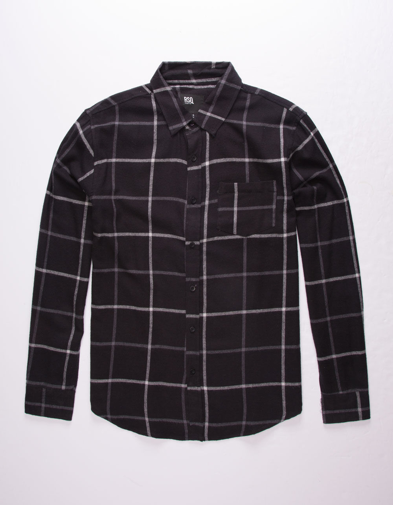 RSQ Dark Woods Mens Flannel Shirt image number 0
