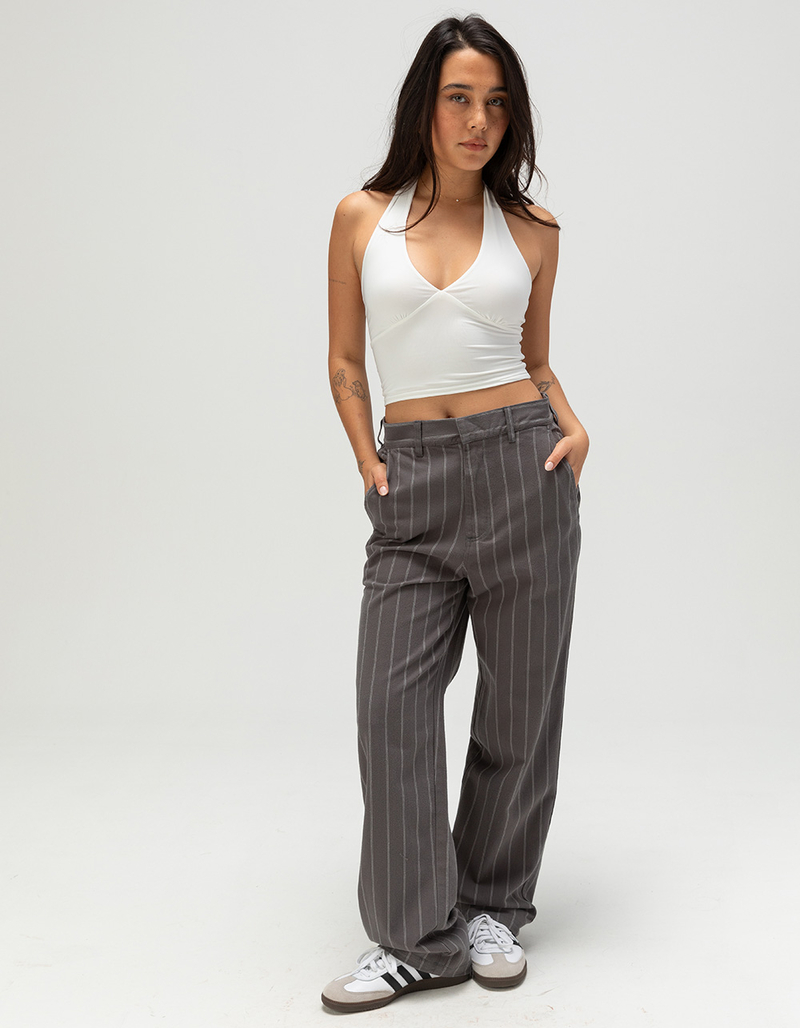 OBEY Mystery Womens Stripe Carpenter Pants image number 0