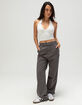OBEY Mystery Womens Stripe Carpenter Pants image number 1
