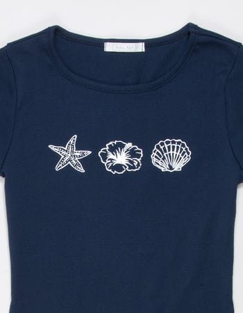 FULL TILT Beach Icon Girls Baby Tee Alternative Image