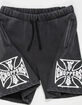 WEST COAST CHOPPERS Stroke Logo Mens Sweat Shorts image number 4