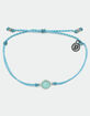 PURA VIDA Silver Aqua Stone Bracelet image number 1