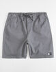 LIRA Forever Volley 2.0 Charcoal Mens Volley Shorts image number 1