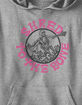 SKELETON Shred Distressed Unisex Kids Hoodie image number 2