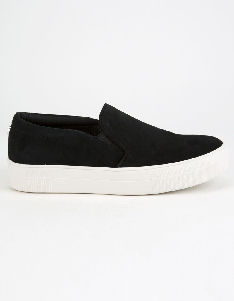 STEVE MADDEN Gills Black Suede Womens Shoes image number 0
