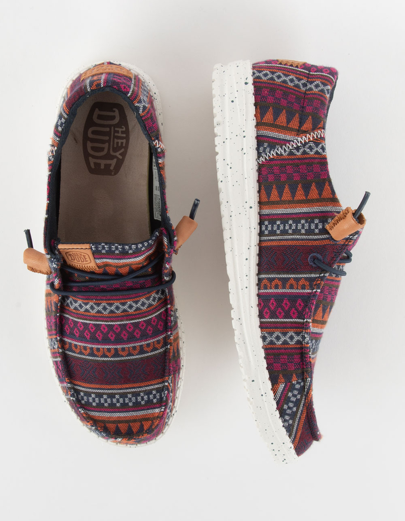 HEY DUDE Wendy Funk Baja All Over Womens Slip On Shoes image number 4