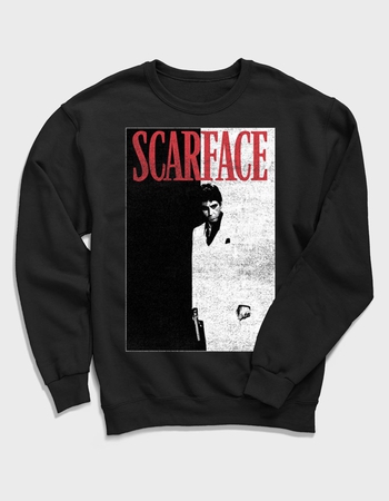 SCARFACE Poster Distressed Unisex Crewneck Sweatshirt Primary Image