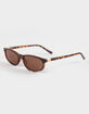 RSQ Rectangle Tortoiseshell Sunglasses image number 1