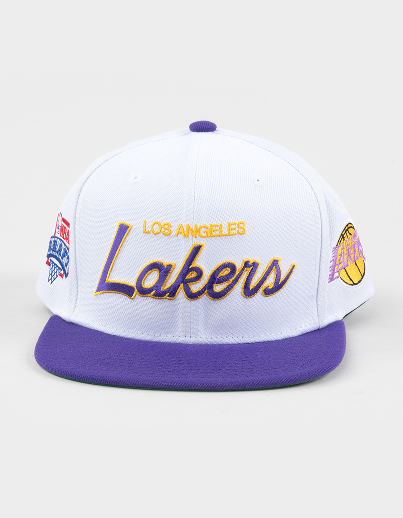 MITCHELL & NESS Los Angeles Lakers 94 Draft Snapback Hat image number 1