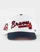 47 BRAND Atlanta Braves Cooperstown Double Header Script '47 Hitch Snapback Hat image number 2