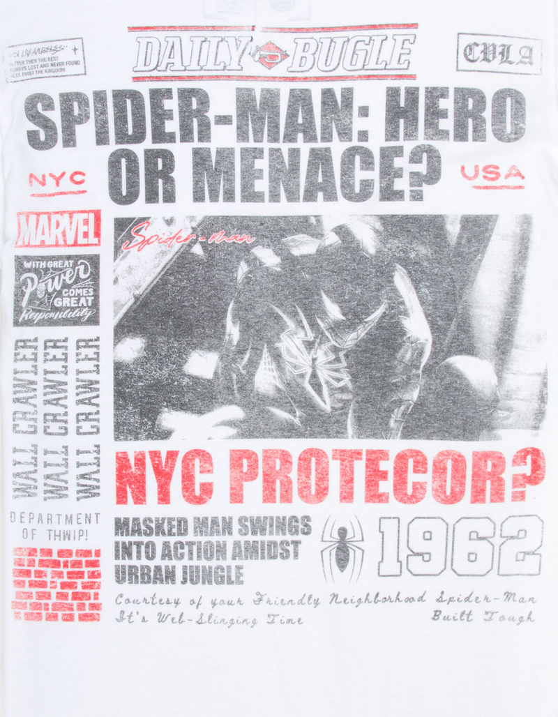CVLA x Marvel Spider-Man Hero Or Menace Mens Tee image number 4