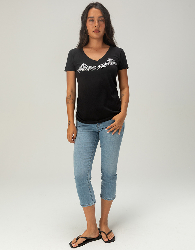METAL MULISHA Briar Angel Womens V-Neck Tee image number 3