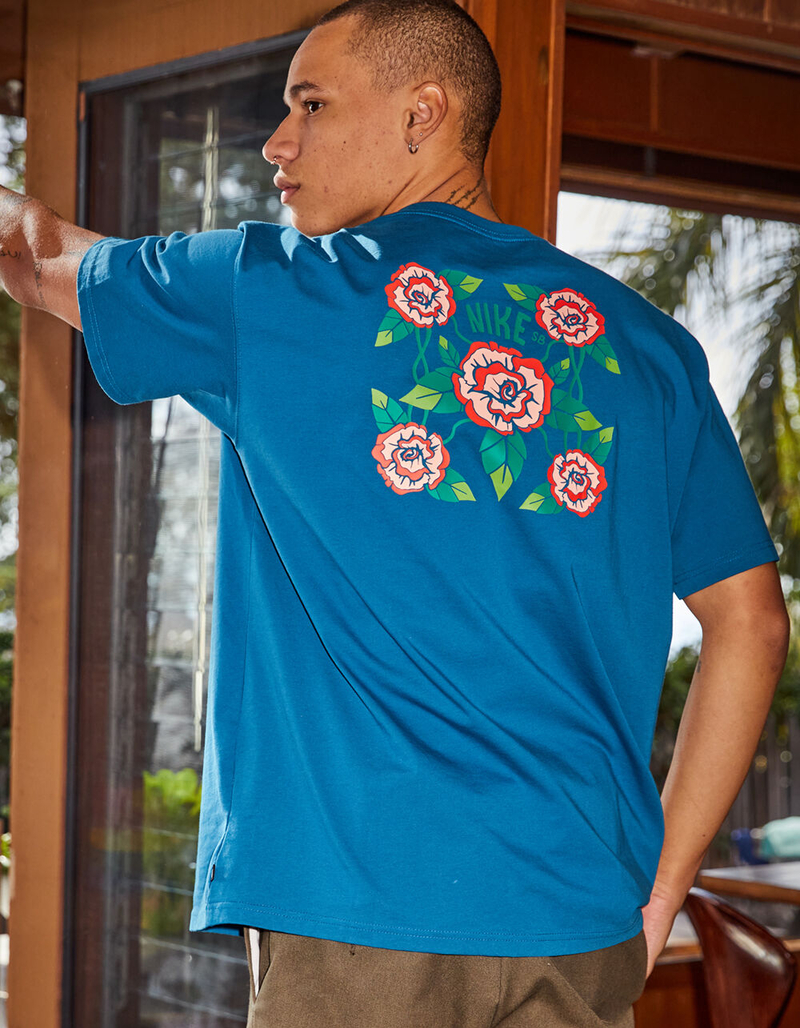 NIKE SB Mosaic Rose Mens Tee TURQUOISE Tillys