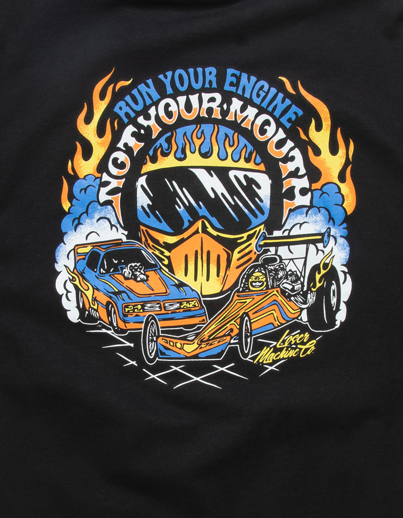LOSER MACHINE Run Your Engine Mens Tee image number 3
