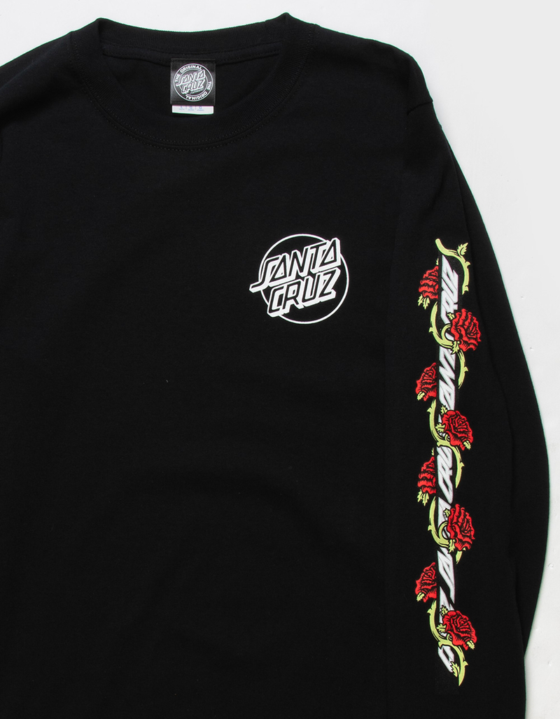 SANTA CRUZ Dressen Roses Vine Opus Boys Long Sleeve Tee image number 2