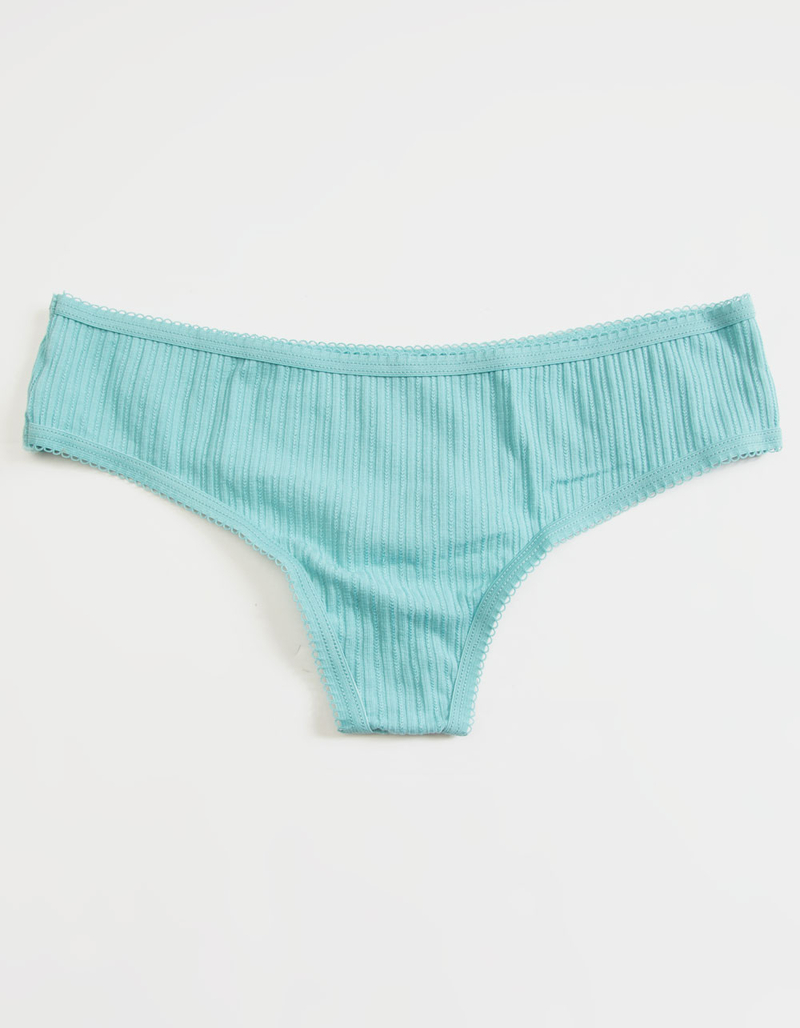 FULL TILT Picot Trim Thong image number 0