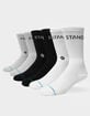 STANCE Origin 6 Pack Mens Crew Socks STANCE Origin 6 Pack Mens Crew Socks