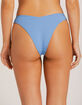 DAMSEL Braided Texture V High Leg Bikini Bottoms image number 4
