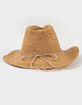Puka Shell Womens Straw Cowboy Hat image number 4