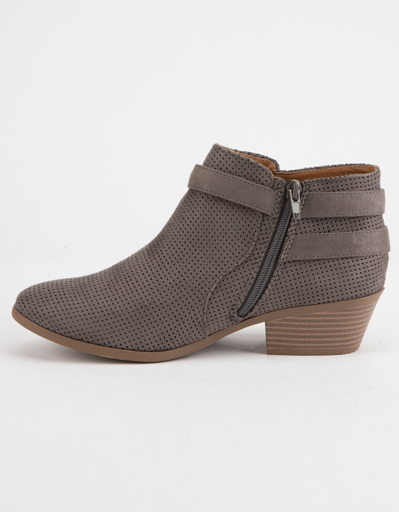 SODA Portia Gray Womens Booties image number 2