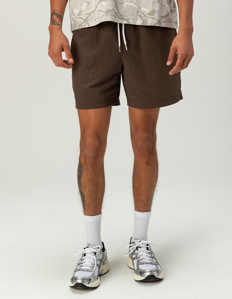 RSQ Mens 6" Nylon Shorts image number 0