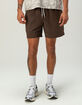 RSQ Mens 6" Nylon Shorts image number 1