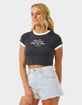 RIP CURL Archive Womens Ringer Baby Tee image number 1