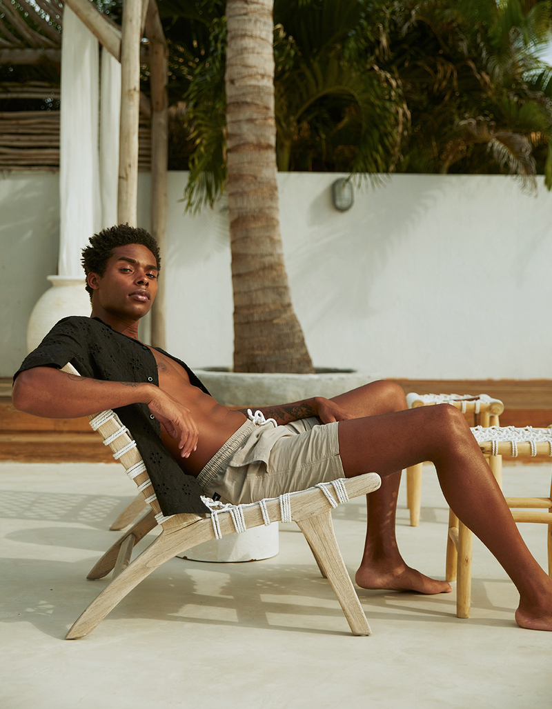 RSQ Mens 6" Nylon Shorts image number 7