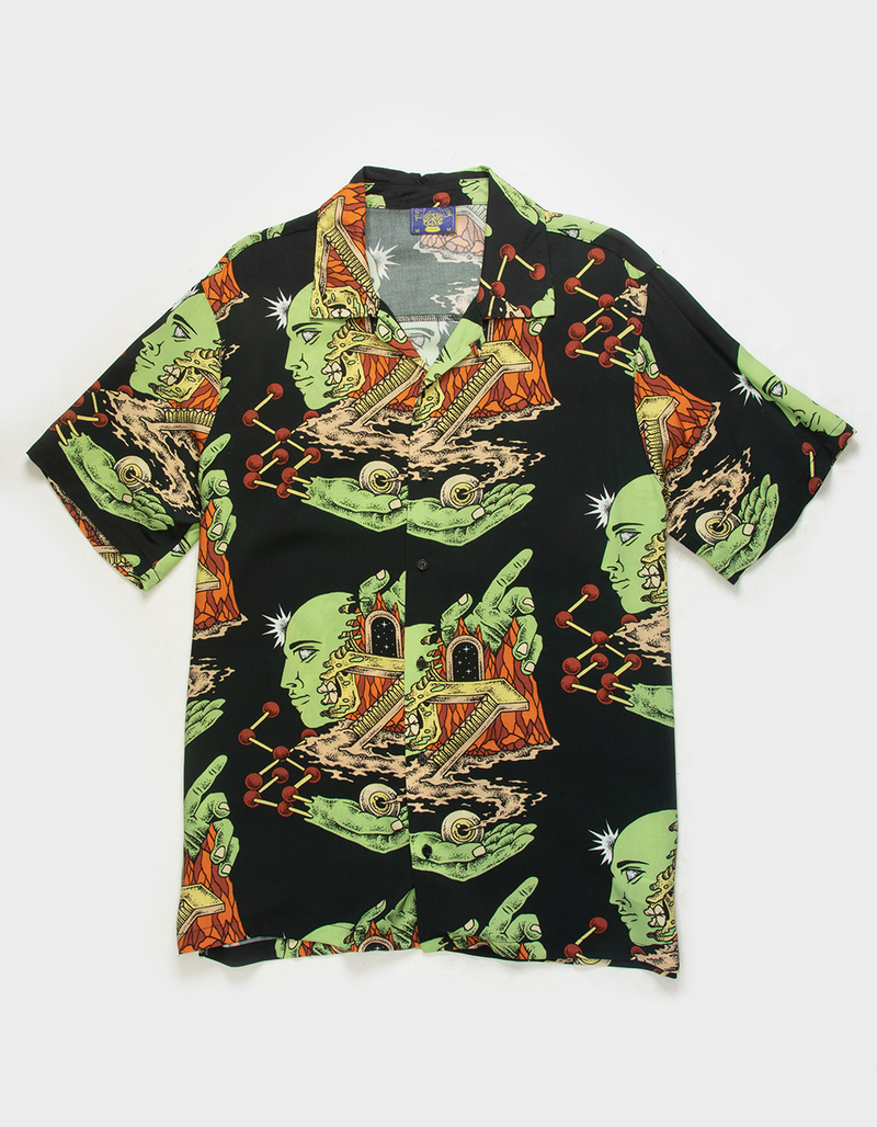 CONEY ISLAND PICNIC Reflect Mens Camp Shirt image number 0