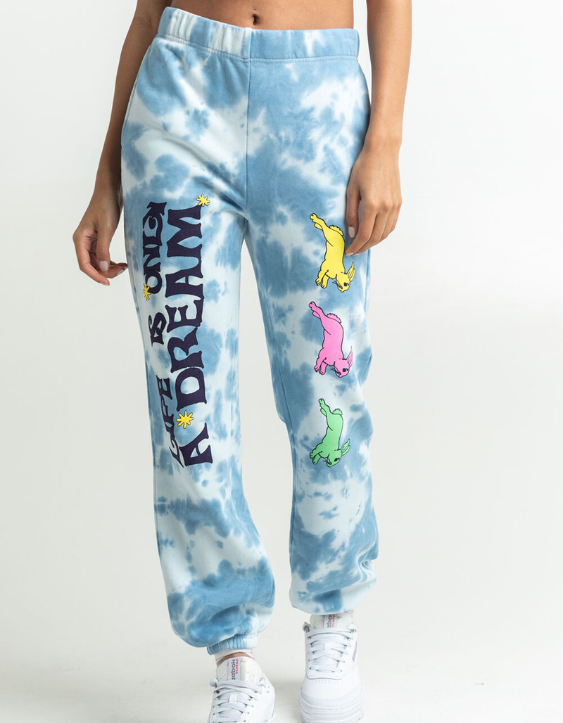 CONEY ISLAND PICNIC Life is Only a Dream Womens Sweatpants BLUE COMBO