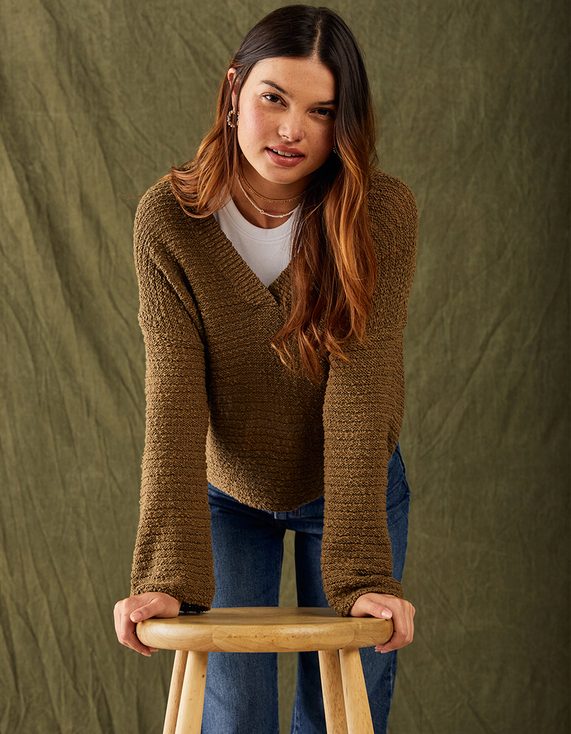 O'NEILL Sunny Paradise Womens V-Neck Sweater image number 5