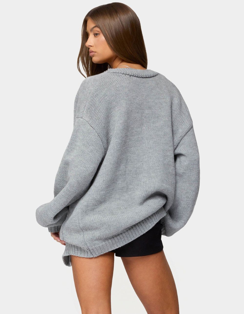 EDIKTED Julian Oversized Knit Cardigan image number 2