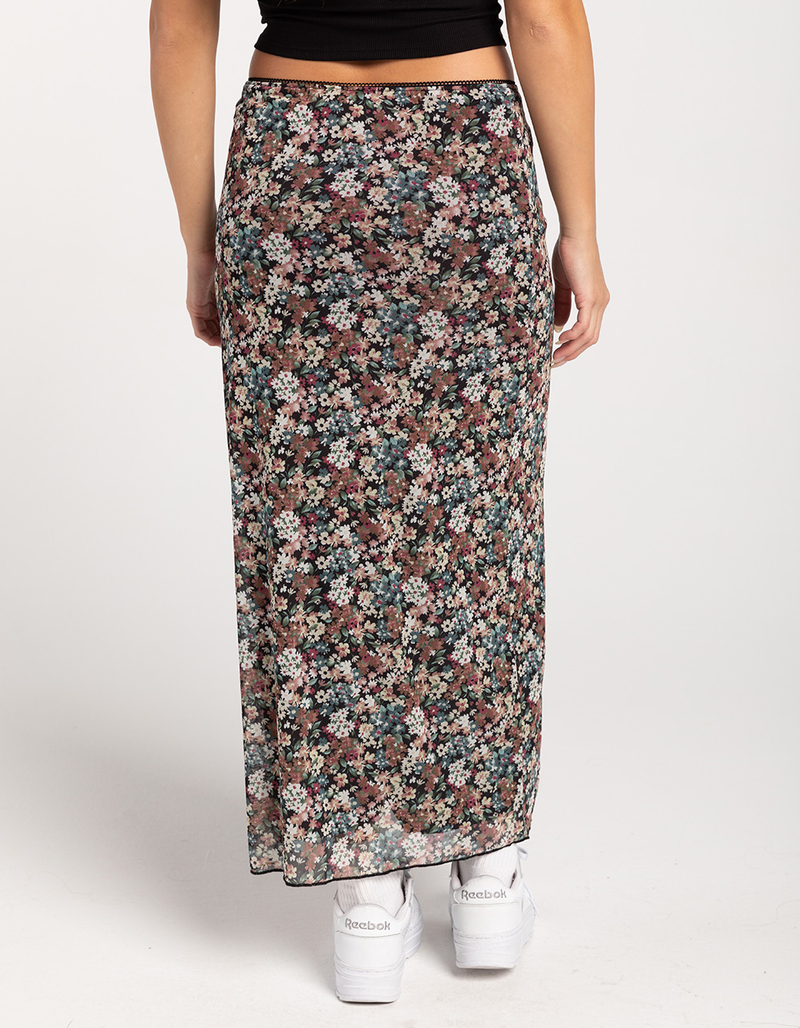 RSQ Womens Low Rise Mesh Maxi Skirt image number 3