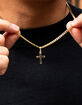 GLD Micro Simple Cross Pendant image number 3
