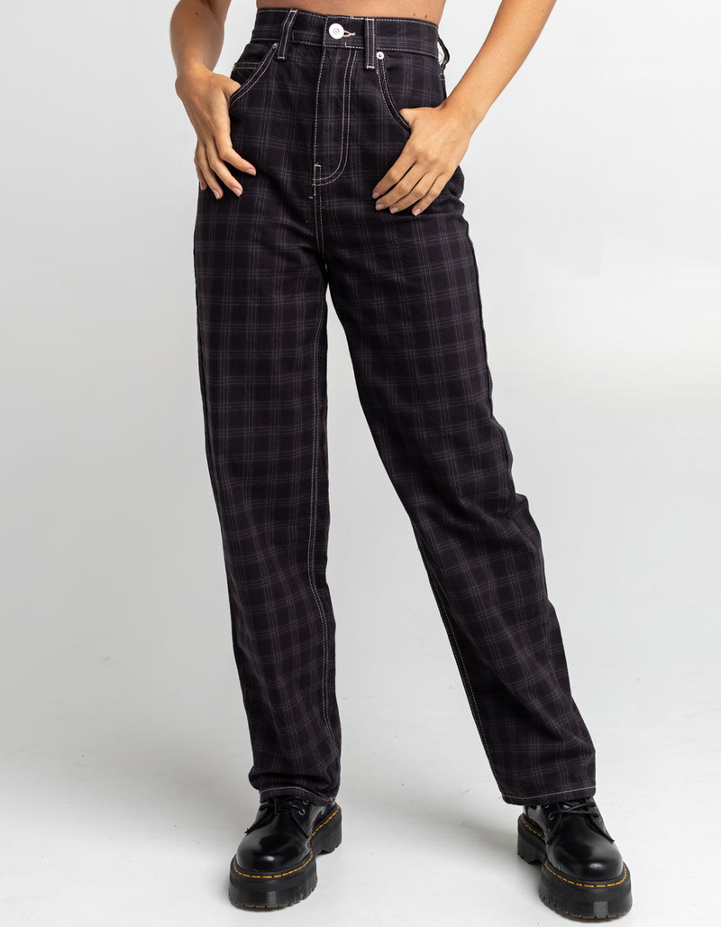 BDG Urban Outfitters Womens Checker Modern Boyfriend Pants image number 3