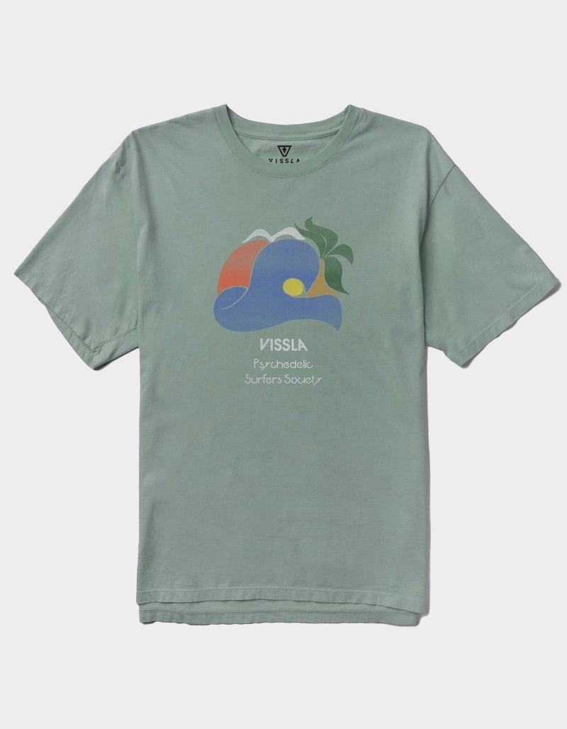 VISSLA Psychedelic Wave Mens Tee image number 0