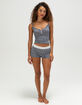 FULL TILT Stripe Button Womens Shorts image number 5