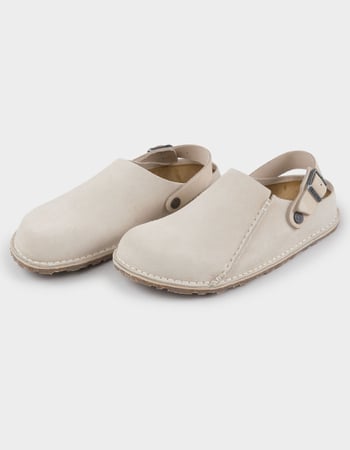 BIRKENSTOCK Lutry Premium Suede Womens Clogs Primary Image